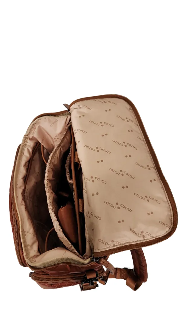 Caraa Baby Bag, Clay, Convertible, Medium, Nylon