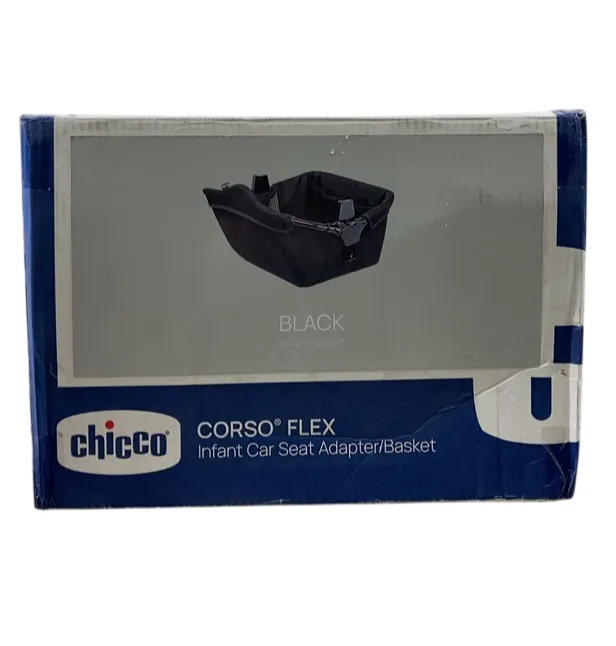 Chicco Corso Flex Infant Car Seat Adapter Basket, Black