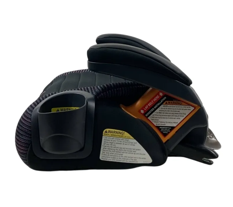 Chicco GoFit ClearTex Backless Booster Car Seat, Confetti, Plus, 2024
