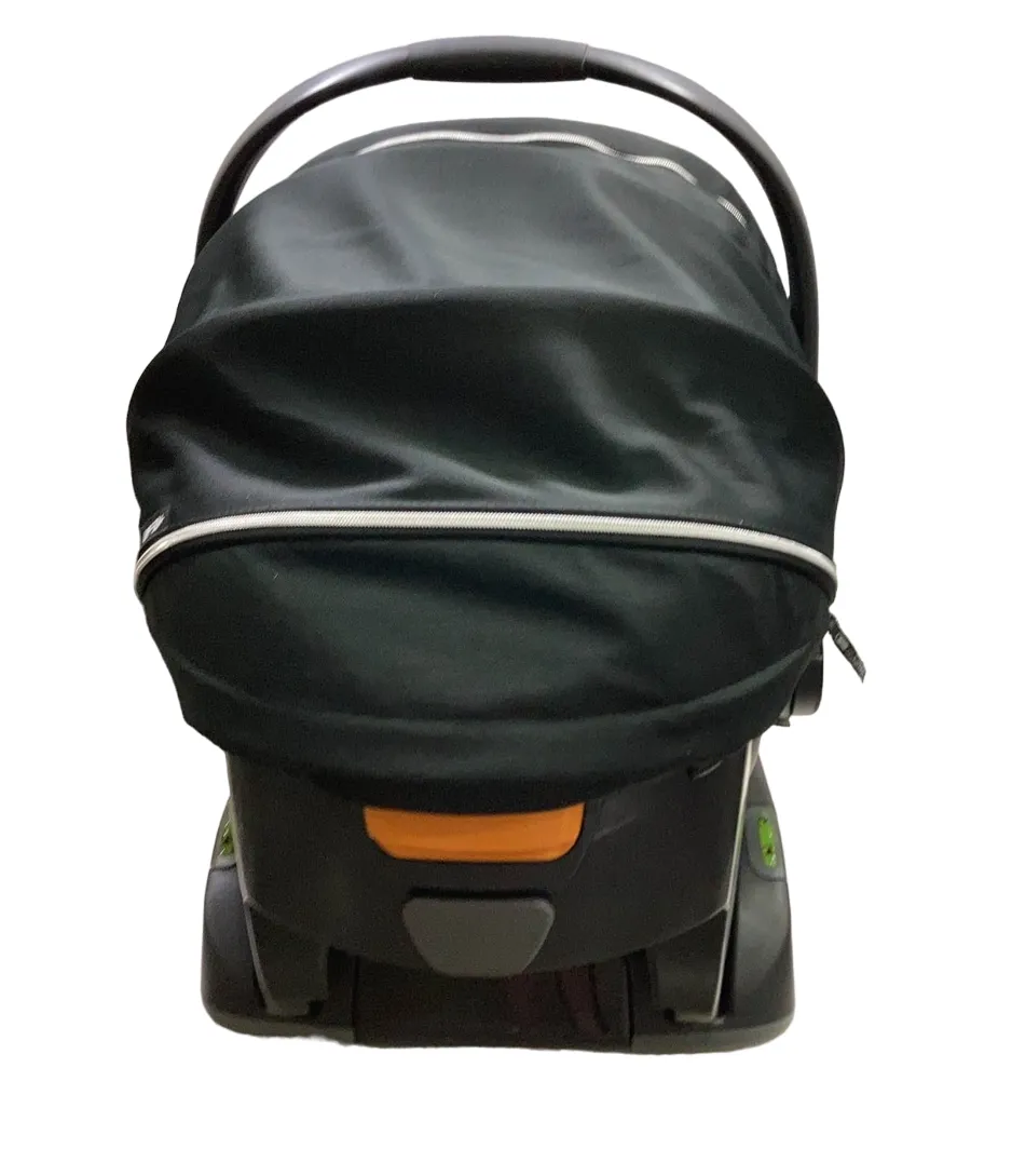 Chicco KeyFit 35 Zip ClearTex Infant Car Seat, Obsidian, 2023