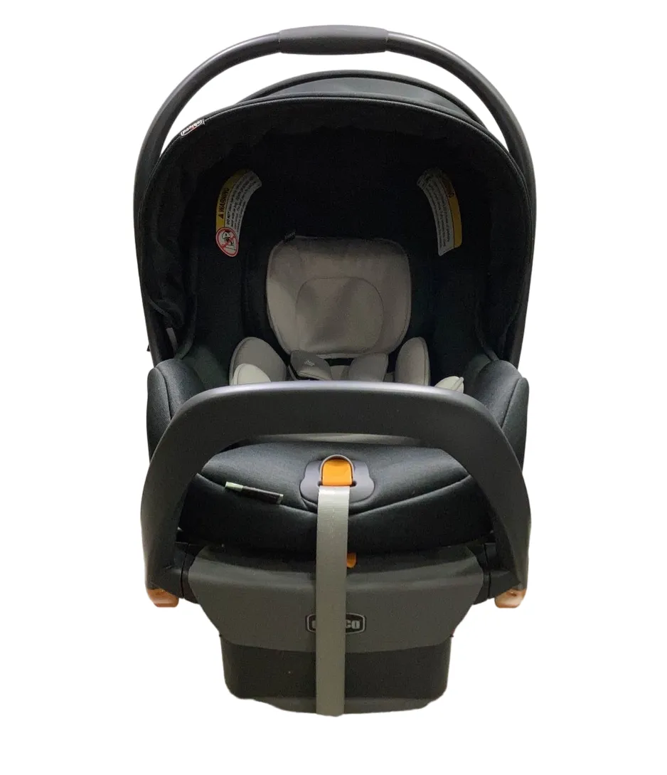 Chicco KeyFit 35 Zip ClearTex Infant Car Seat, Obsidian, 2023