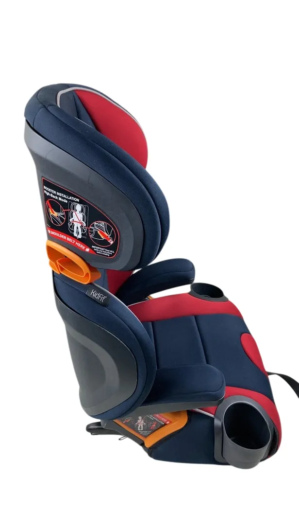 Chicco KidFit 2-in-1 Belt Positioning Booster Car Seat, 2021, Horizon