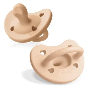 Chicco PhysioForma Pacifiers 2-Pack, Blush, 0-6 Months