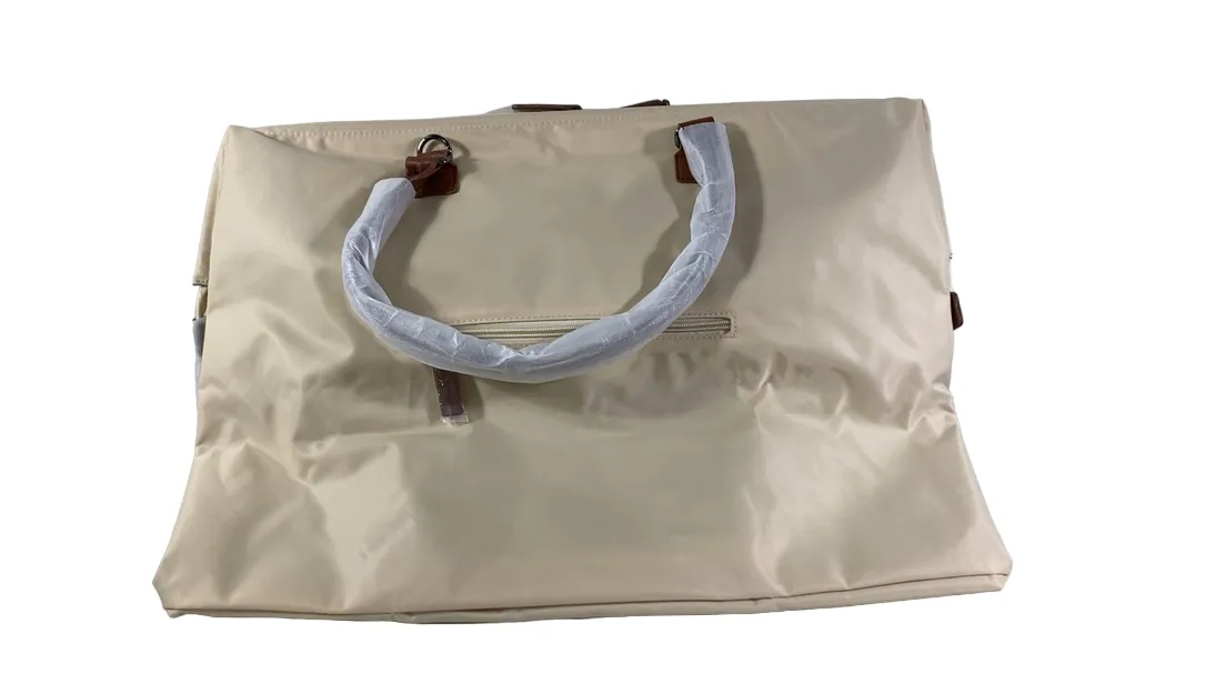 Childhome Canvas Mommy Bag XL Diaper Bag, Off White Black