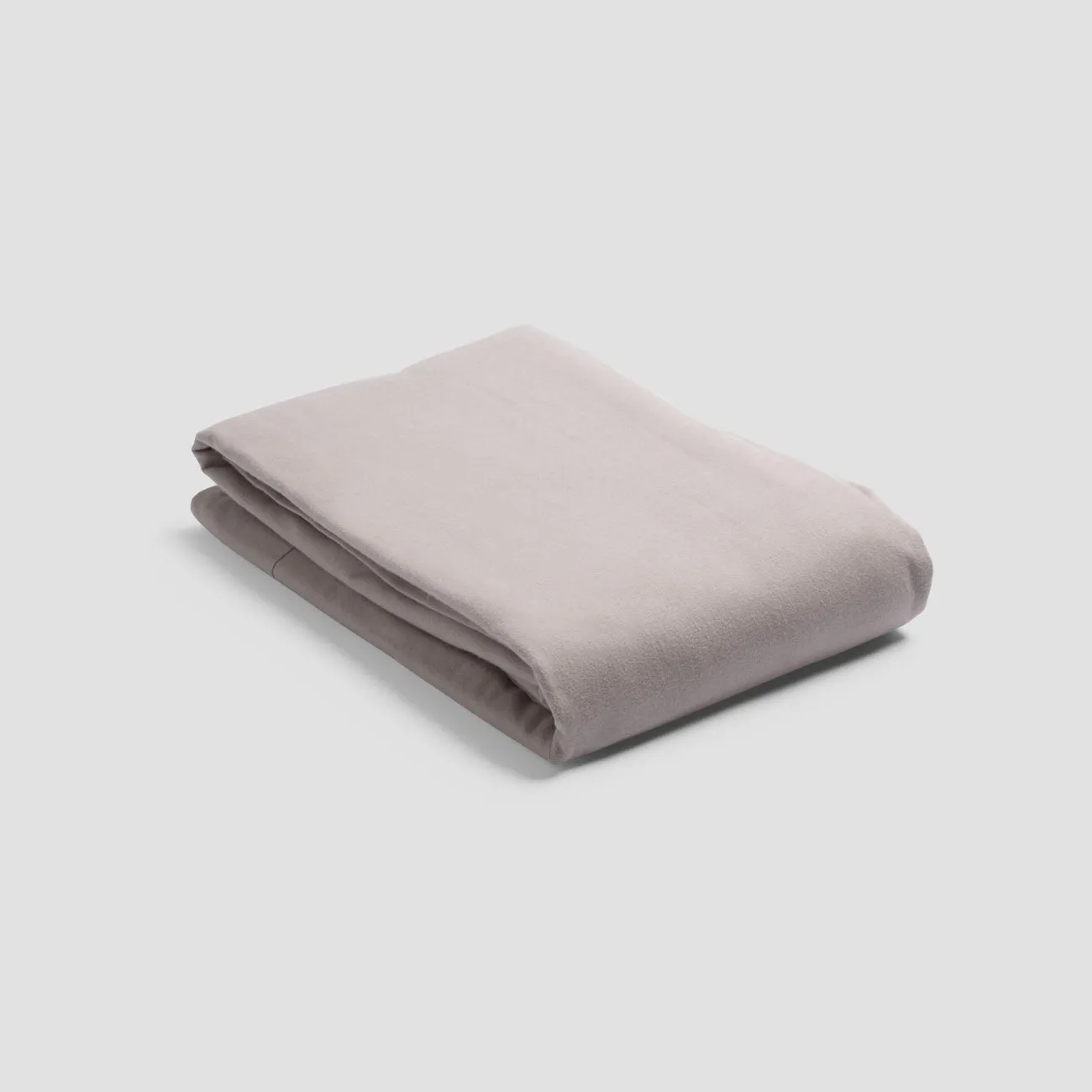 Clay Flannel Cotton Flat Sheet Piglet In Bed