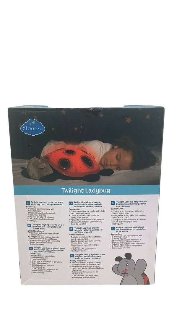 cloudb Twilight Ladybug, Red