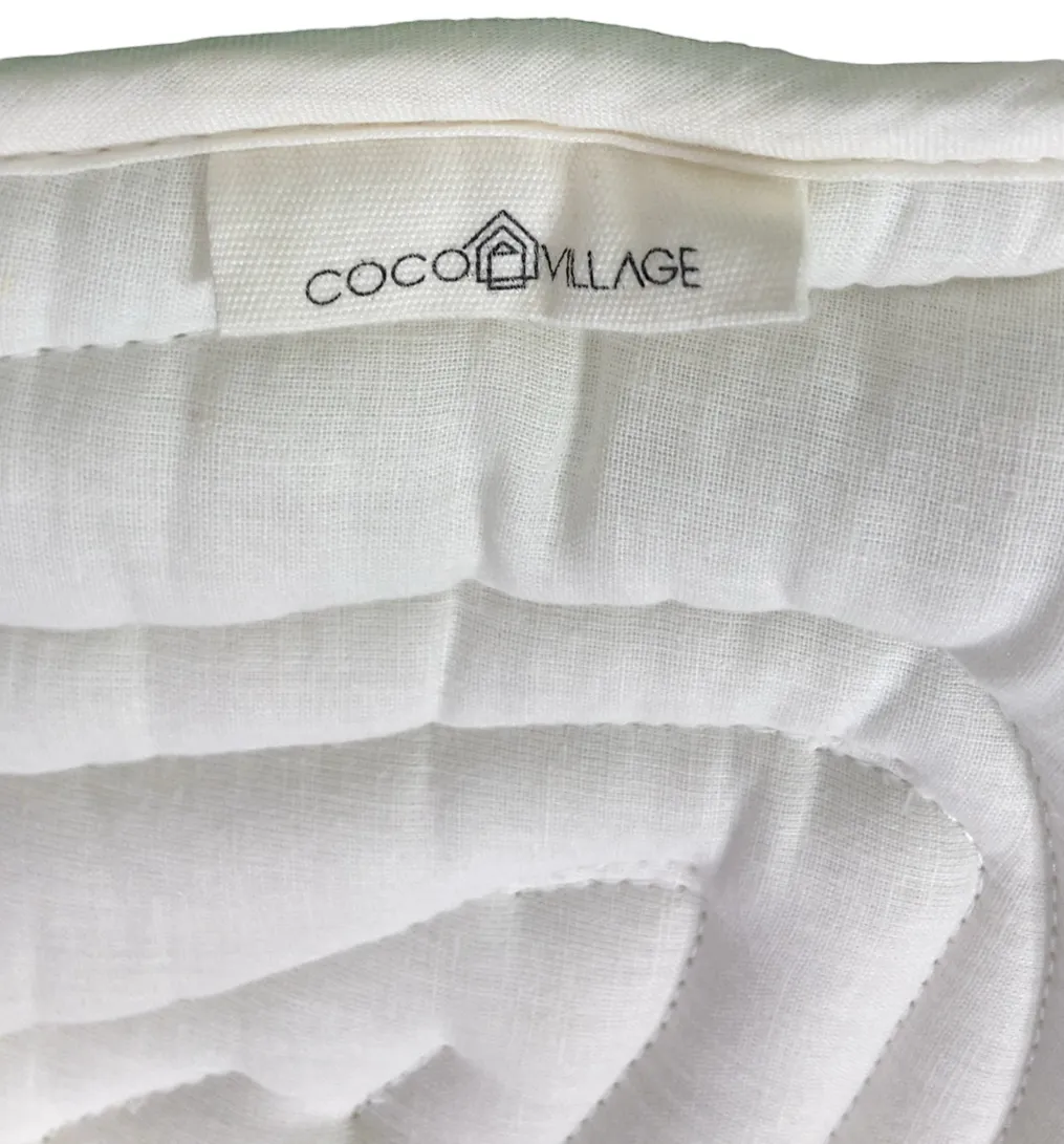 Coco Village Linen Cotton Quilted Playmat, Little Skunk