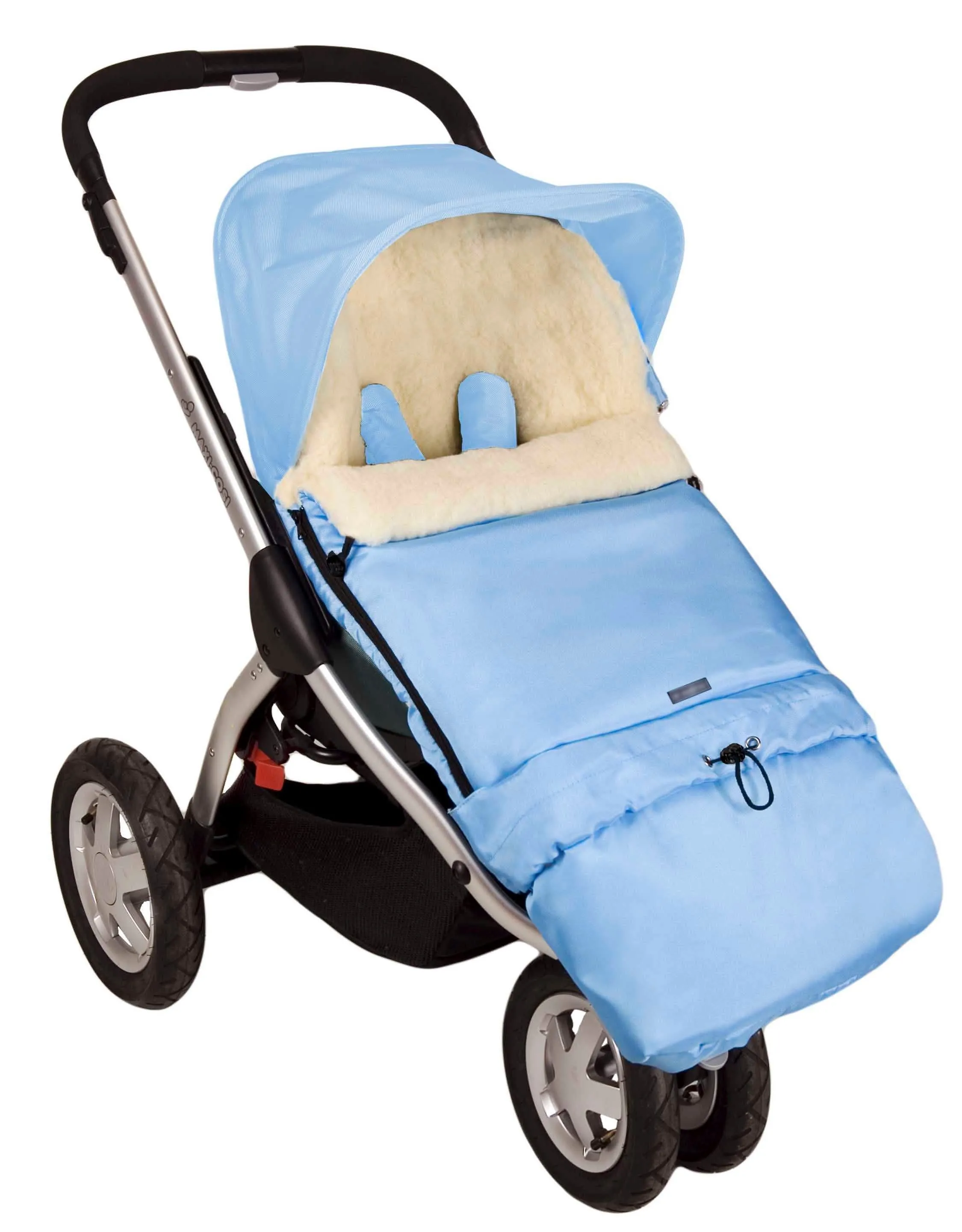 Cover Baby Organic Wool Adjustable Footmuff, Olive