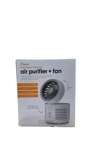 Crane 2-in-1 Air Purifier and Desk Fan
