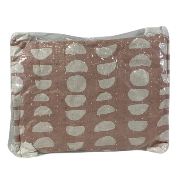 Crane Baby Copper Moon Phase Pillow, Beige