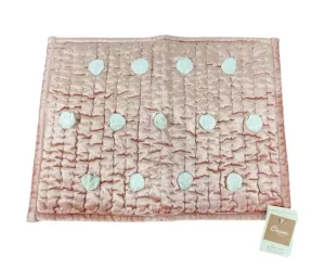 Crane Baby Pom Pom Quilted Pillow Cover, Parker Velvet