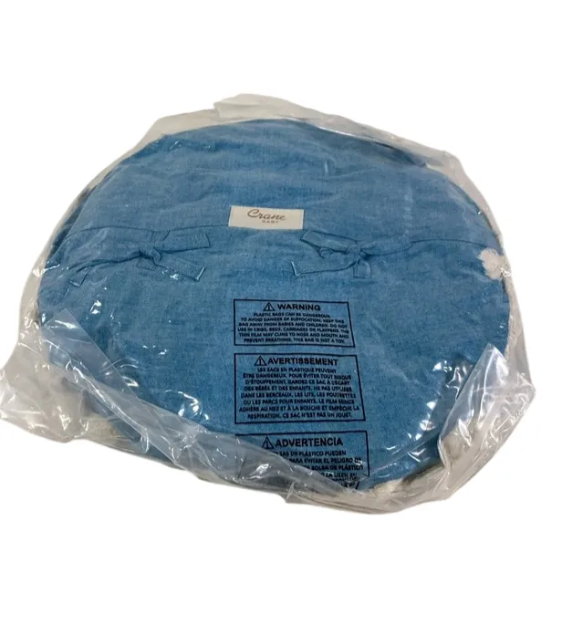 Crane Baby Round Pillow, Caspian