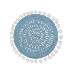 Crane Baby Round Pillow, Caspian