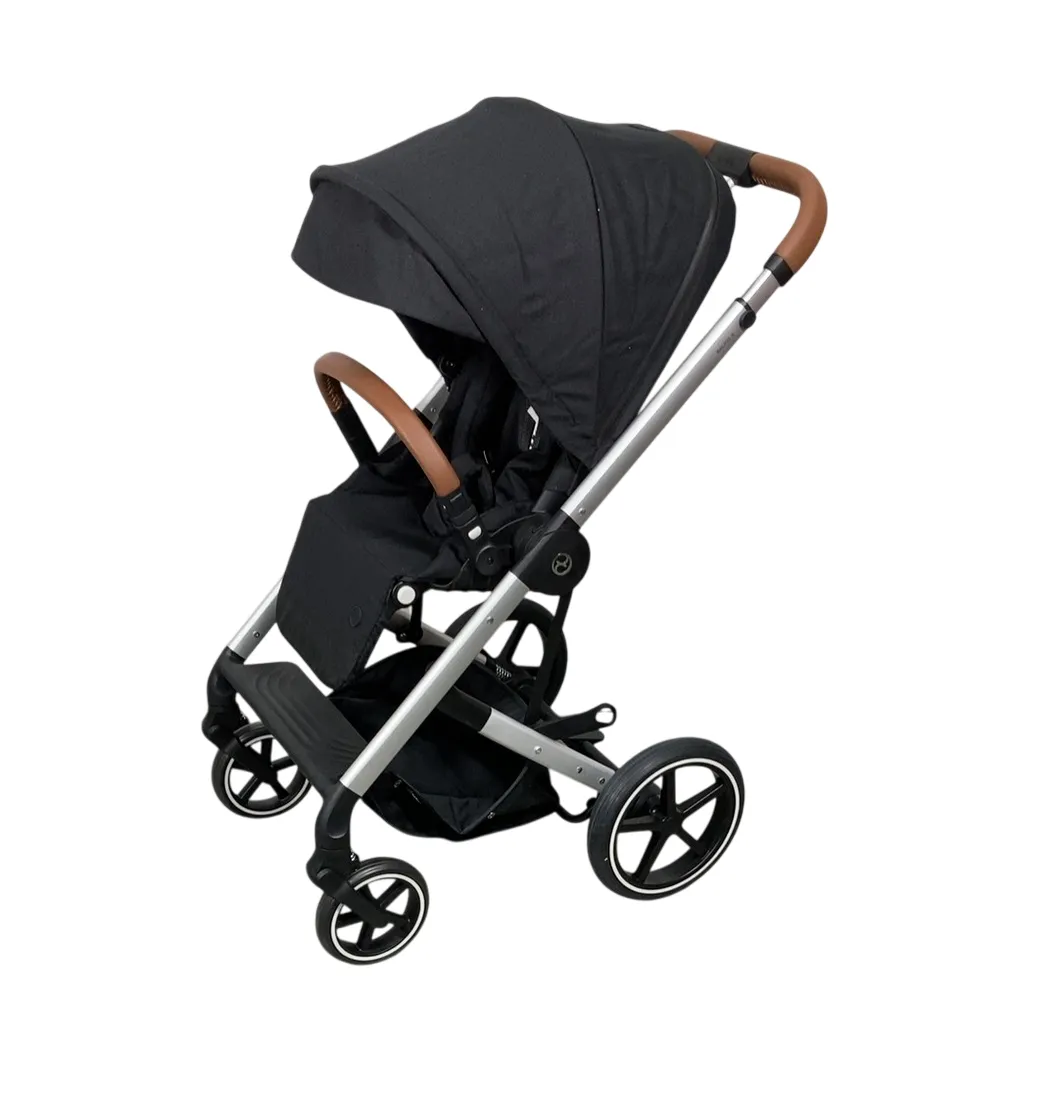 Cybex Balios S Lux Stroller, 2021, Moon Black, Silver