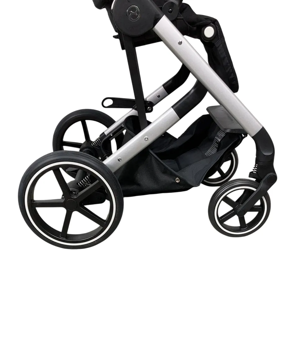 Cybex Balios S Lux Stroller, 2021, Moon Black, Silver
