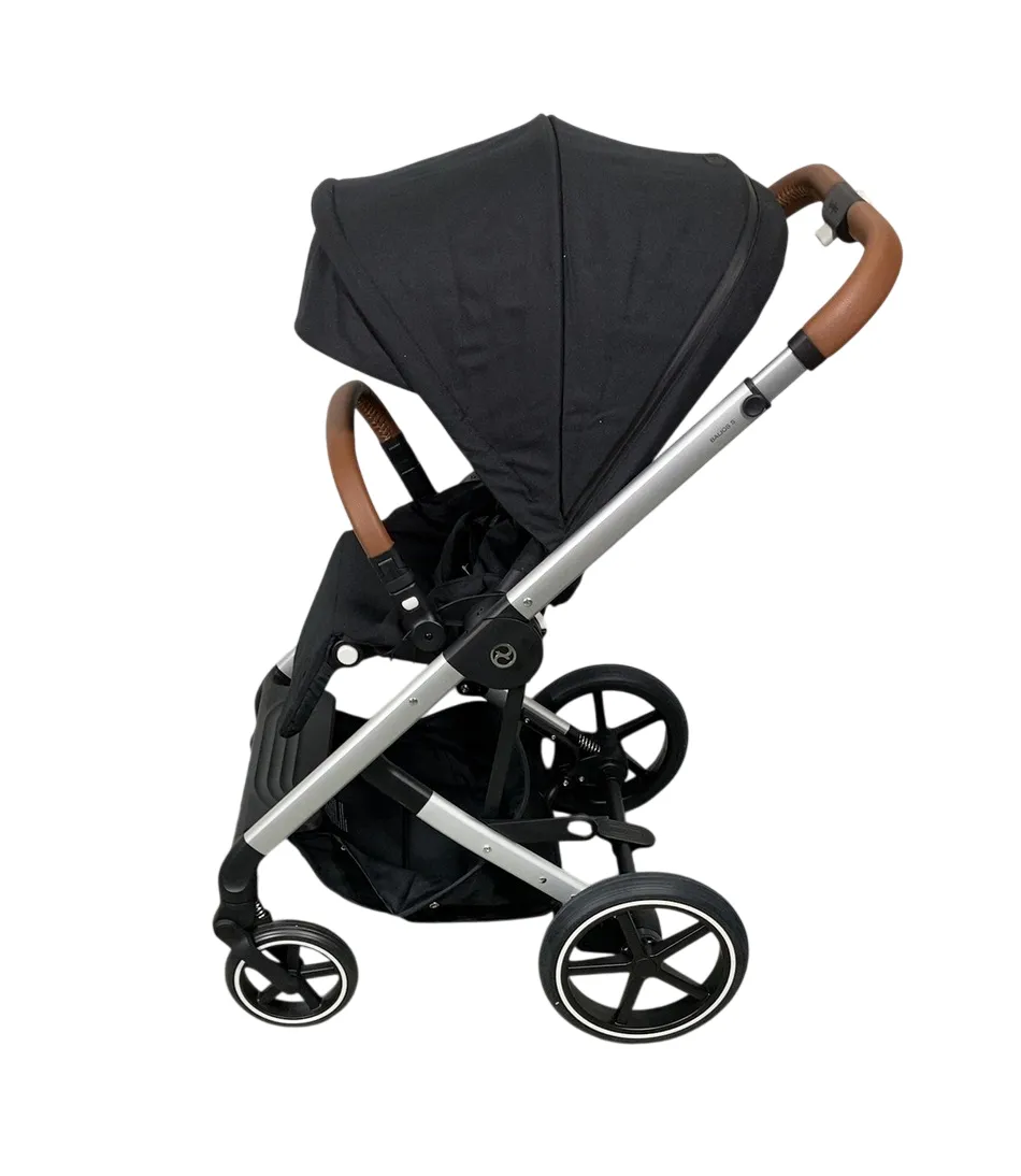 Cybex Balios S Lux Stroller, 2021, Moon Black, Silver