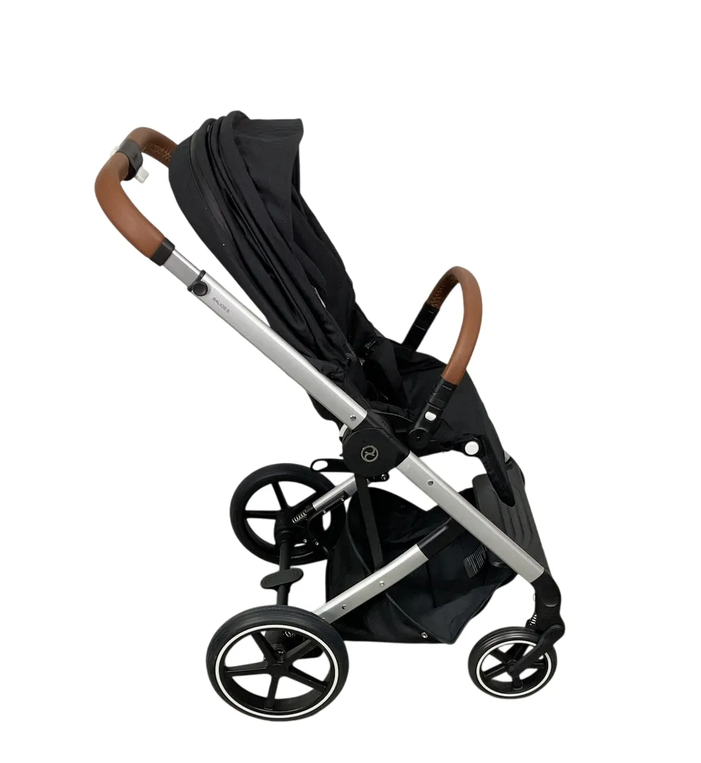 Cybex Balios S Lux Stroller, 2021, Moon Black, Silver