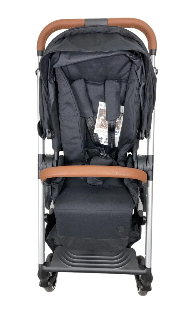 Cybex Balios S Lux Stroller, 2021, Moon Black, Silver