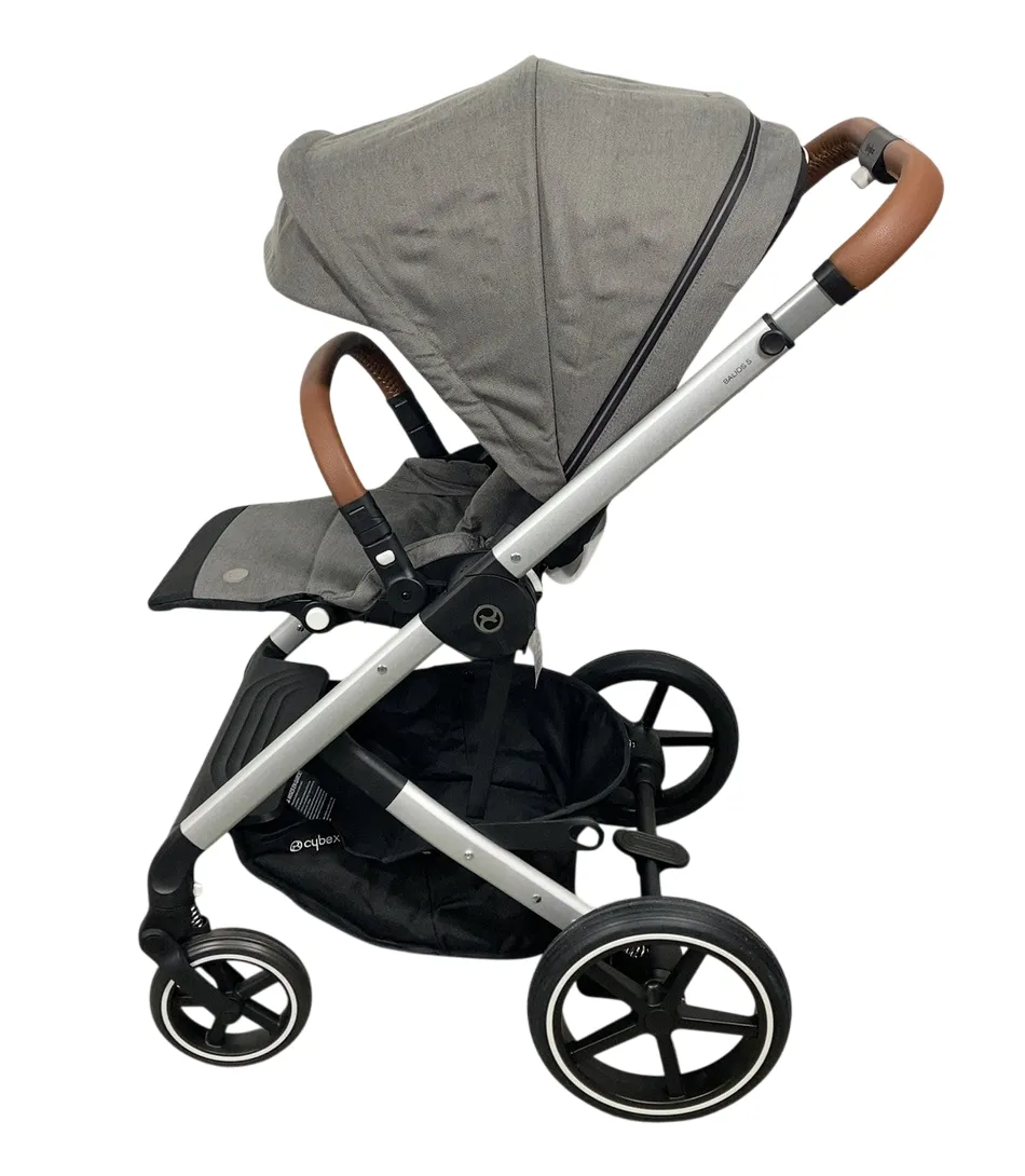 Cybex Balios S Lux Stroller, 2021, Soho Grey, Silver Frame