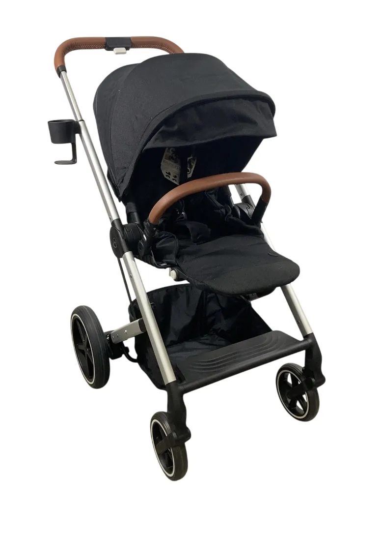 Cybex Balios S Lux Stroller, 2022, Deep Black, Silver Frame