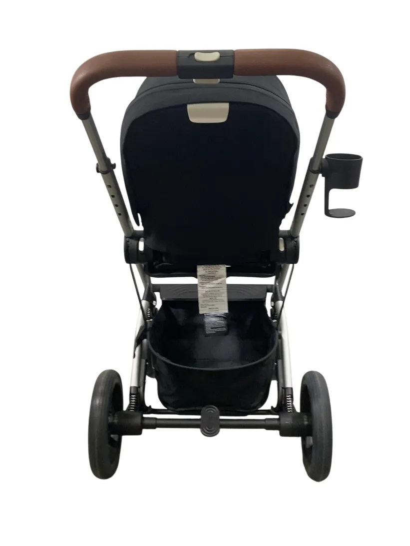 Cybex Balios S Lux Stroller, 2022, Deep Black, Silver Frame