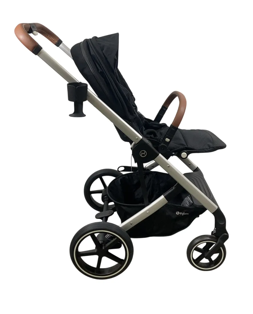 Cybex Balios S Lux Stroller, 2022, Deep Black, Silver Frame
