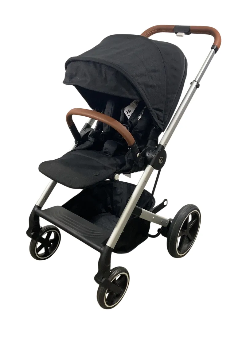 Cybex Balios S Lux Stroller, 2022, Deep Black, Silver Frame