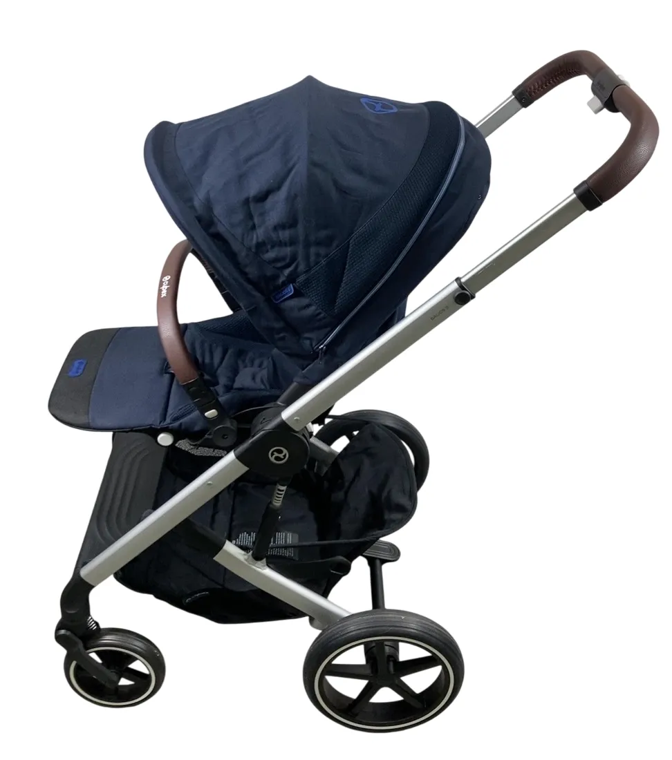 Cybex Balios S Lux Stroller, 2023, Ocean Blue, Silver