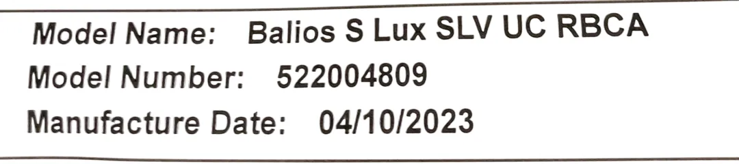 Cybex Balios S Lux Stroller, 2023, Ocean Blue, Silver