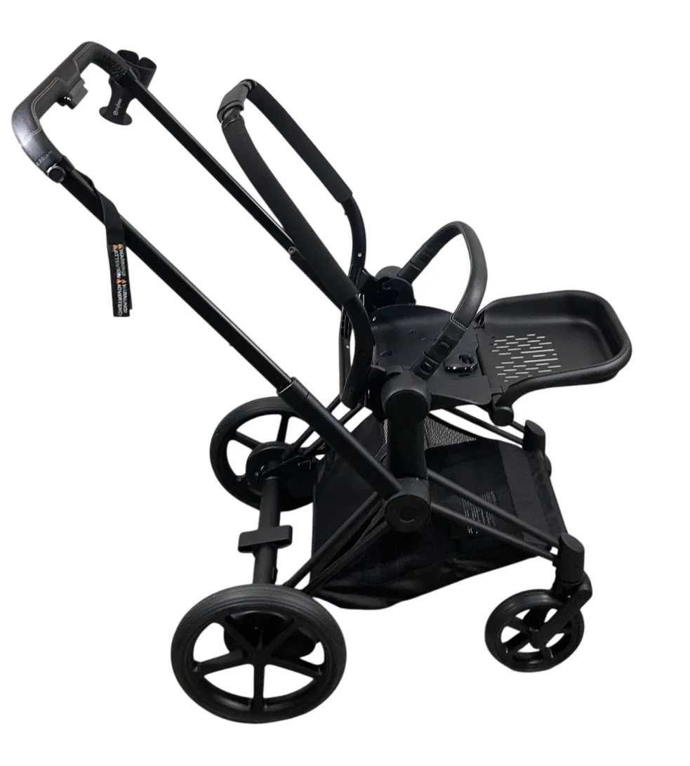 Cybex E-PRIAM Stroller Frame Only, 2022, Matt Black, without Battery