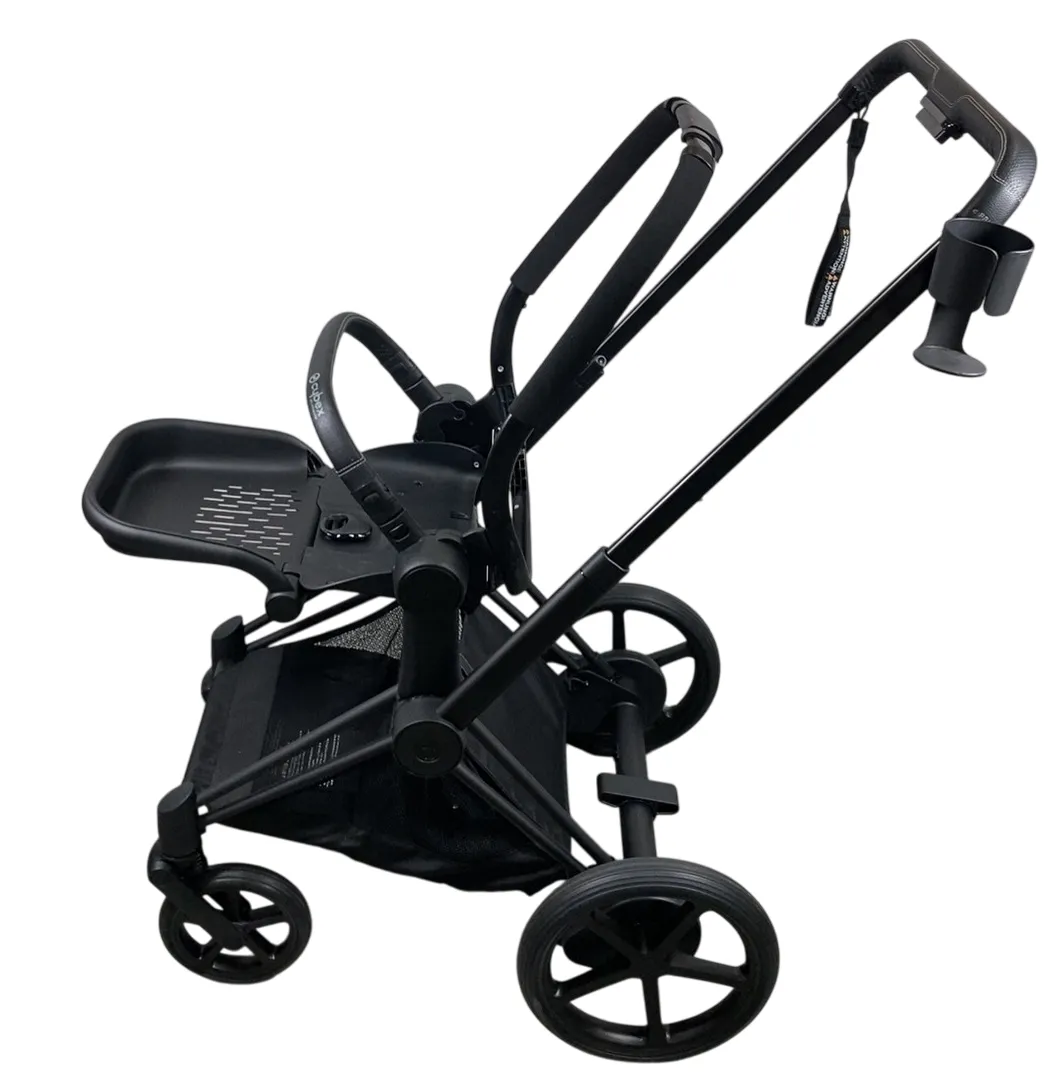 Cybex E-PRIAM Stroller Frame Only, 2022, Matt Black, without Battery