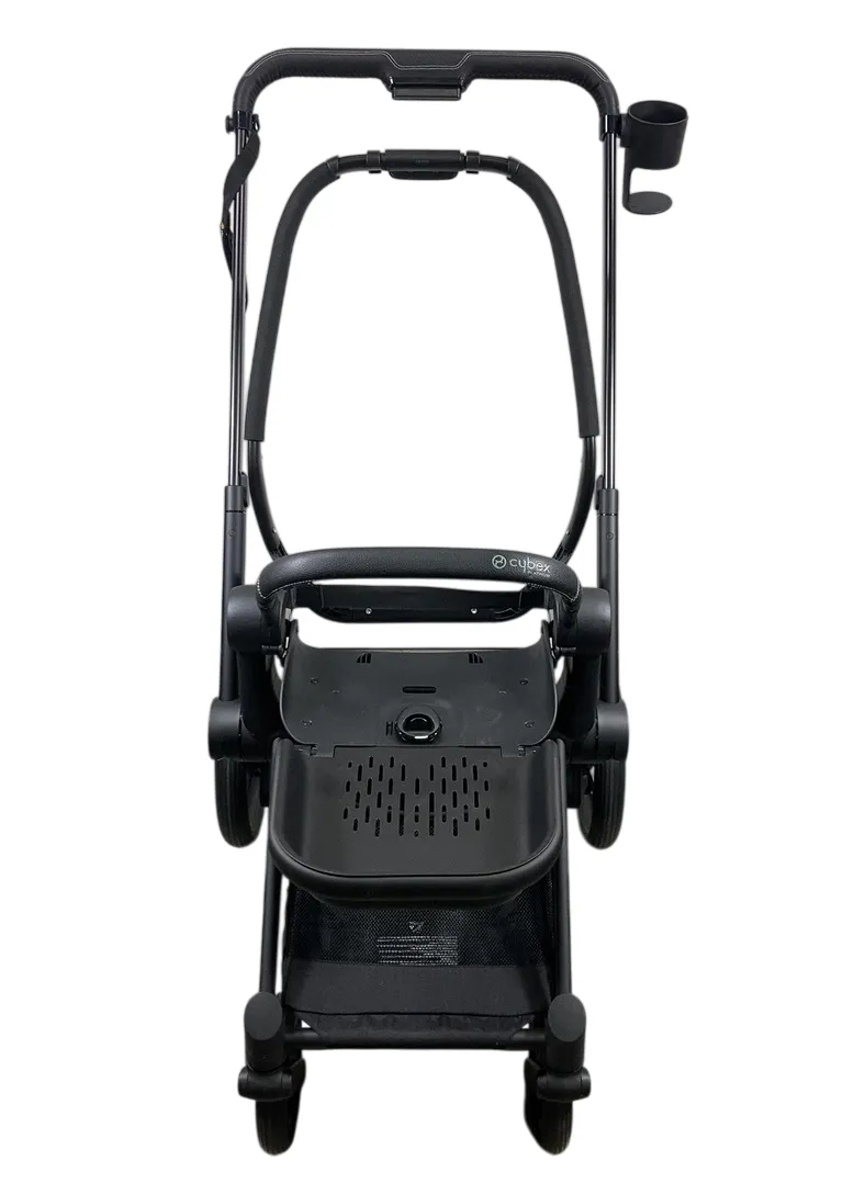 Cybex E-PRIAM Stroller Frame Only, 2022, Matt Black, without Battery