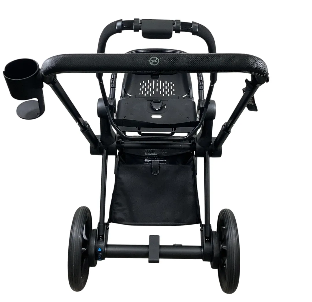 Cybex E-PRIAM Stroller Frame Only, 2022, Matt Black, without Battery
