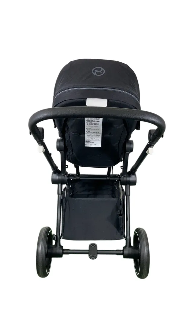 Cybex Eos Lux Stroller, 2024, Moon Black