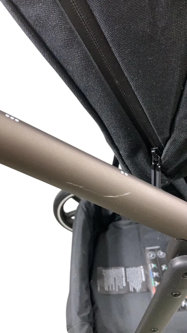 Cybex Gazelle S Modular Stroller, 2022, Moon Black, Taupe Frame