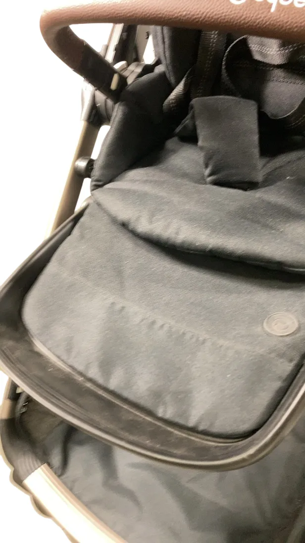 Cybex Gazelle S Modular Stroller, 2022, Moon Black, Taupe Frame