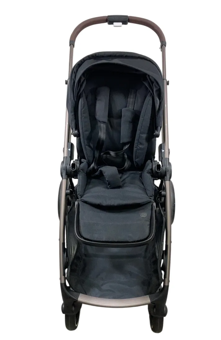 Cybex Gazelle S Modular Stroller, 2022, Moon Black, Taupe Frame
