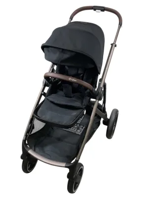 Cybex Gazelle S Modular Stroller, 2022, Moon Black, Taupe Frame