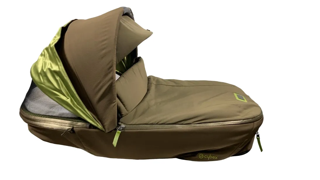 Cybex PRIAM Lux Carry Cot, Khaki Green