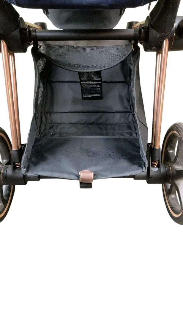 Cybex PRIAM Stroller, 2019, Rose Gold, Indigo Blue