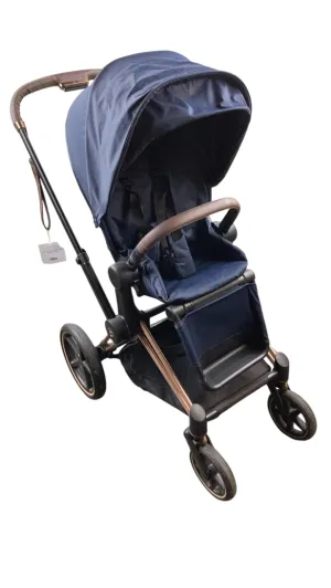 Cybex PRIAM Stroller, 2019, Rose Gold, Indigo Blue