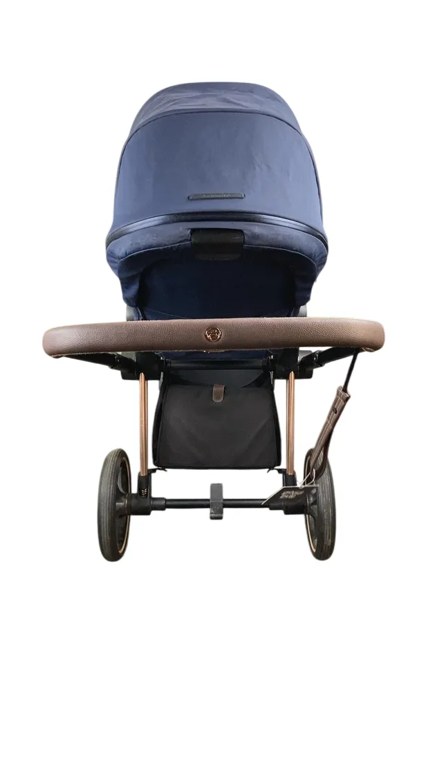 Cybex PRIAM Stroller, 2019, Rose Gold, Indigo Blue