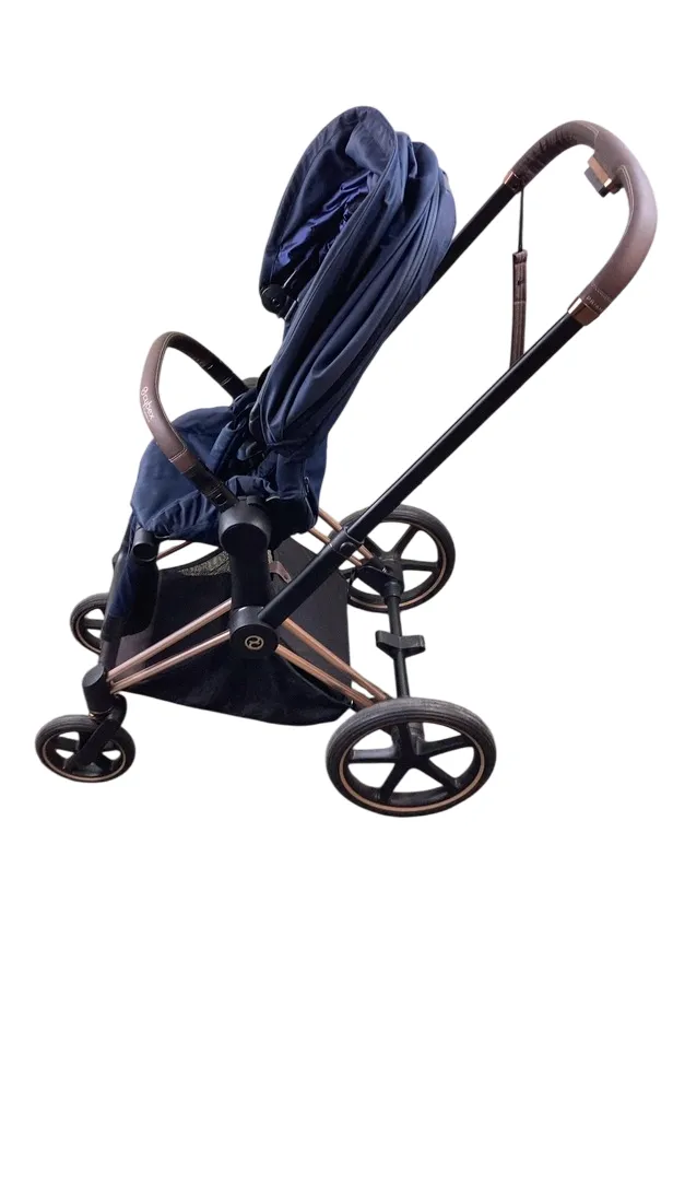 Cybex PRIAM Stroller, 2019, Rose Gold, Indigo Blue