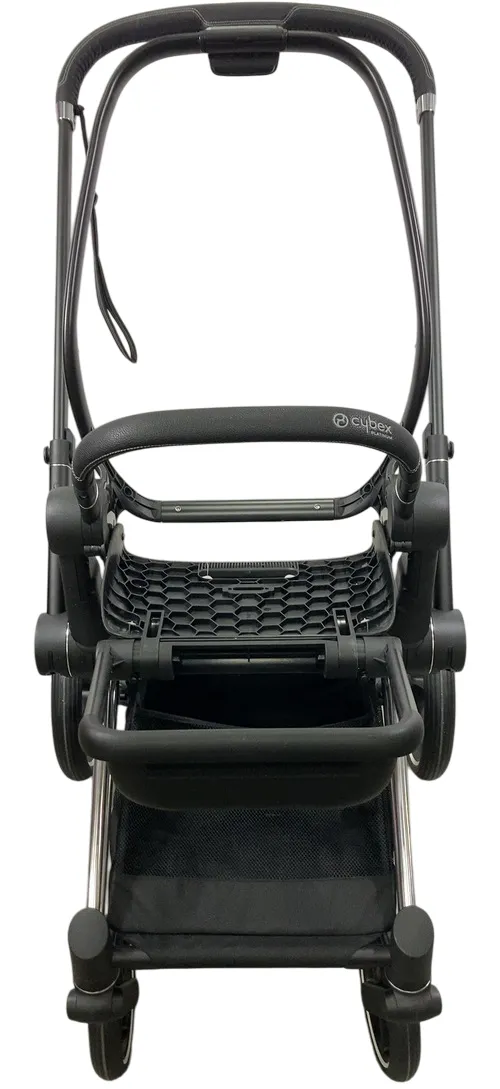 Cybex PRIAM Stroller Frame And Seat, 2019, Chrome/Black