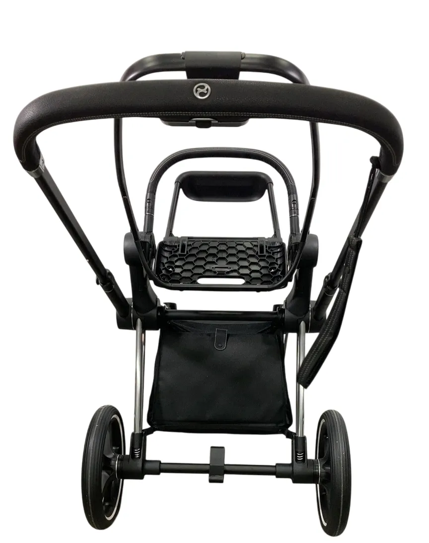 Cybex PRIAM Stroller Frame And Seat, 2019, Chrome/Black
