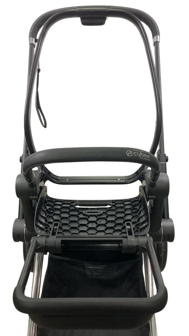 Cybex PRIAM Stroller Frame And Seat, 2019, Chrome/Black