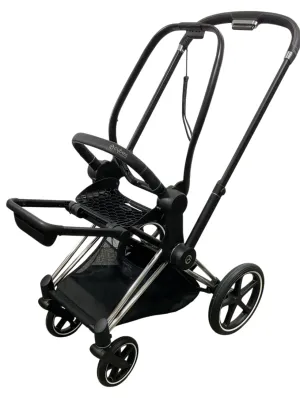 Cybex PRIAM Stroller Frame And Seat, 2019, Chrome/Black