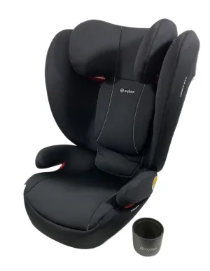 Cybex Solution B-Fix High Back Booster Seat, 2022, Volcanic Black