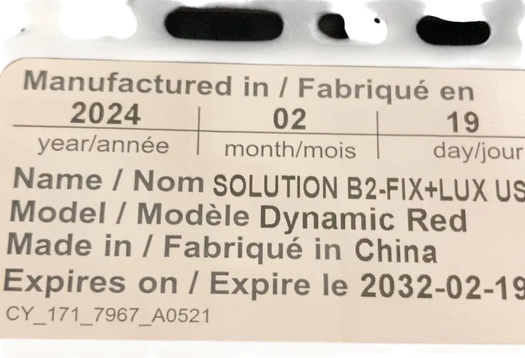 Cybex Solution B2-Fix   Lux Booster, 2024, Dynamic Red