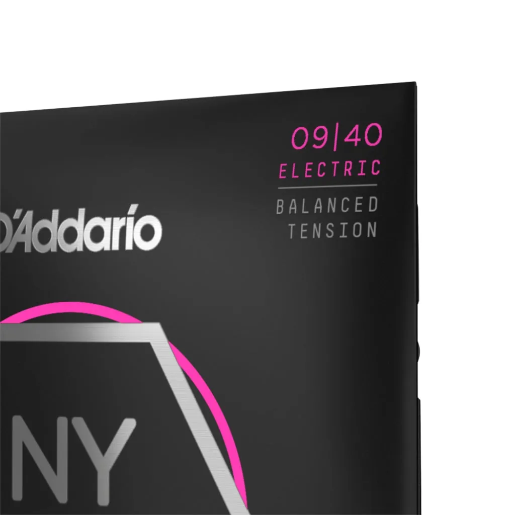 D'Addario NYXL0940BT NYXL Nickel Wound Electric Guitar Strings - .009-.040 Balanced Tension Super Light